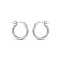 Aros Argollas Lisa Cierre Broche Bisagra 14 mm
