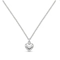 Collar Cadena Tradicional + Corazón 50 cm