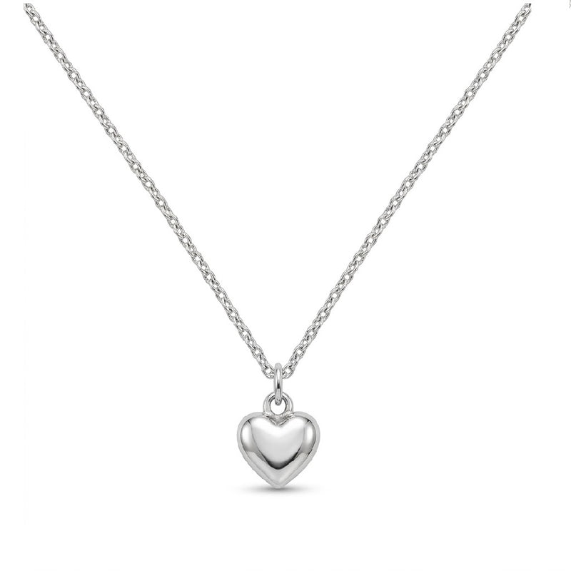 Collar Cadena Tradicional + Corazón 50 cm