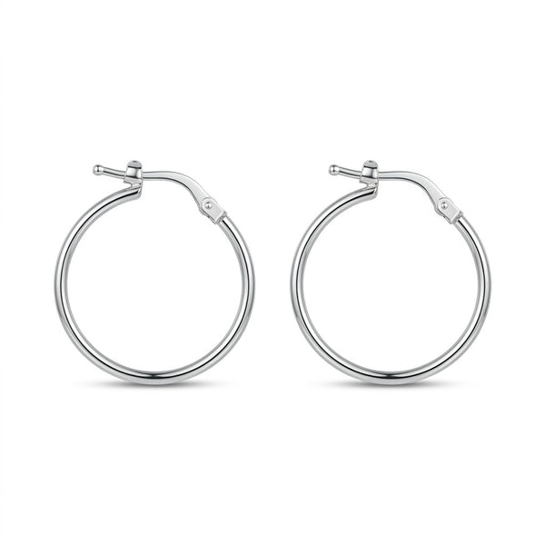 Aros Argollas Lisa Cierre Broche Bisagra 21 mm