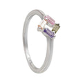 Anillo Cuadrado Circones Colores