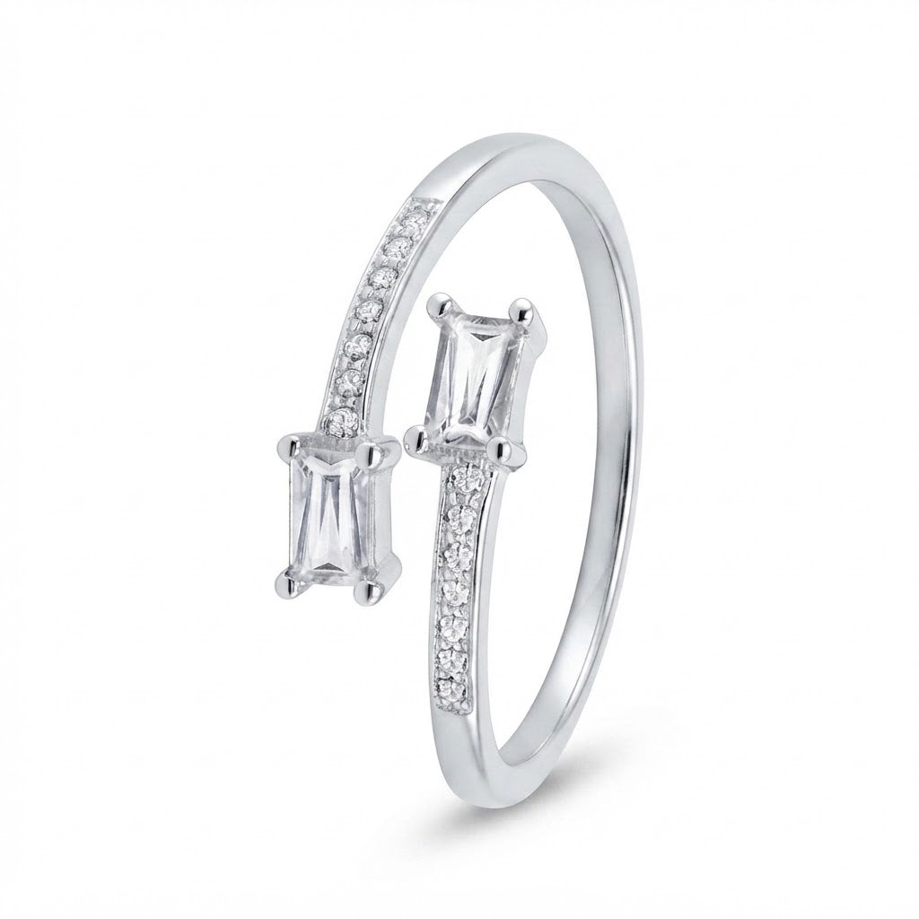 Anillo 2 Circones Rectangulares Circones
