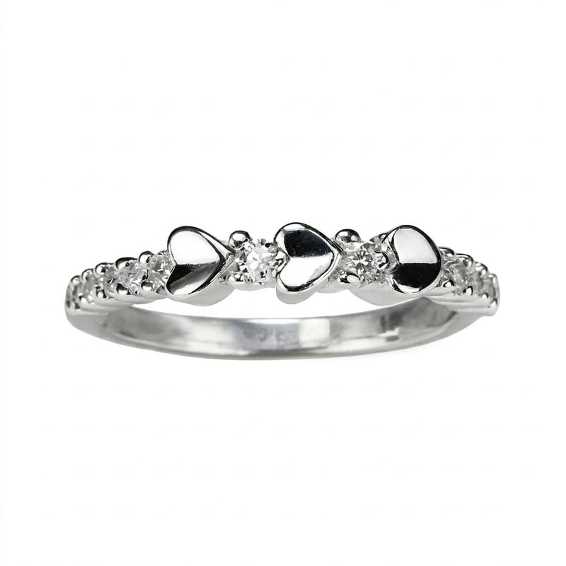 Anillo 3 Corazones Circones