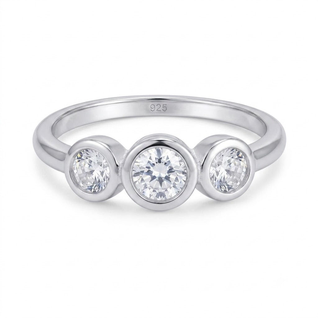 Anillo Cintillo Circones Circulares