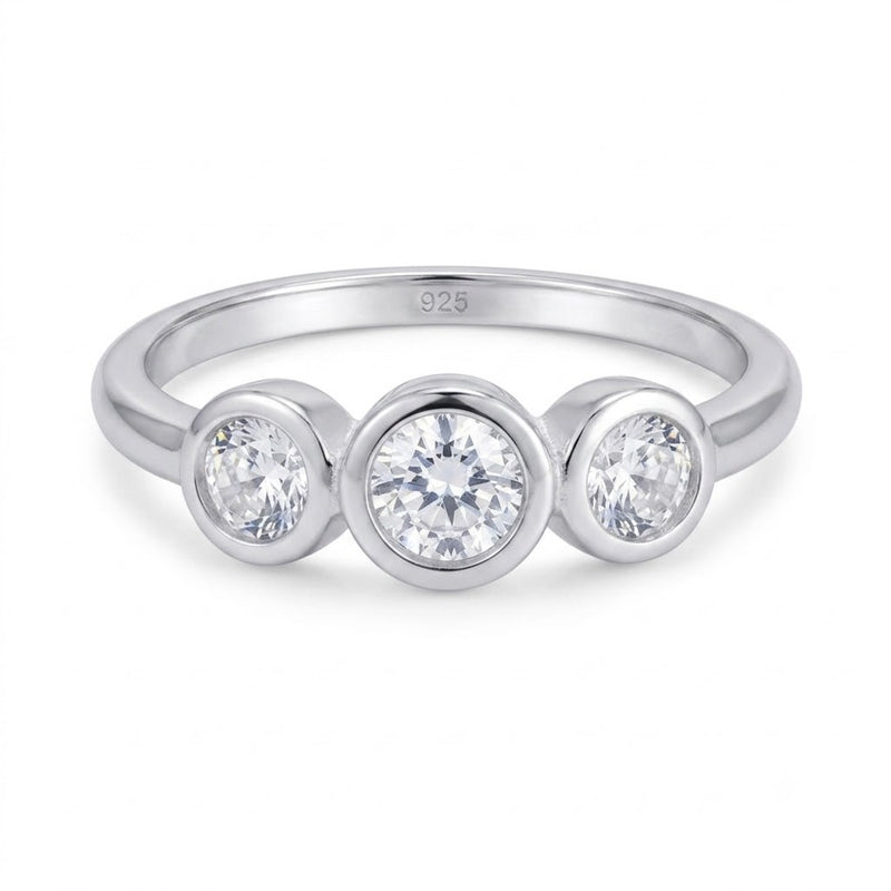 Anillo Cintillo Circones Circulares