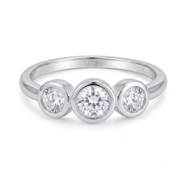 Anillo Cintillo Circones Circulares