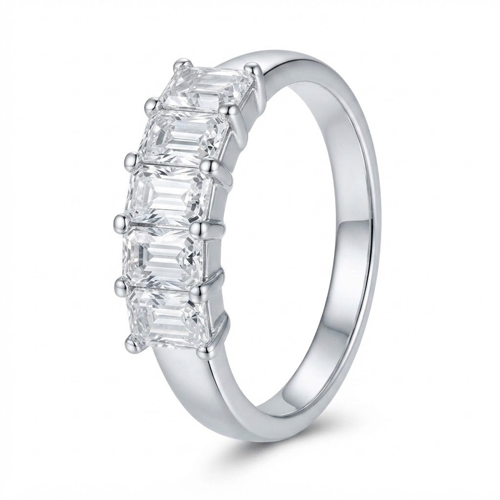 Anillo 5 Circones Rectangulares