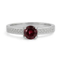 Anillo Circón Fucsia Circones