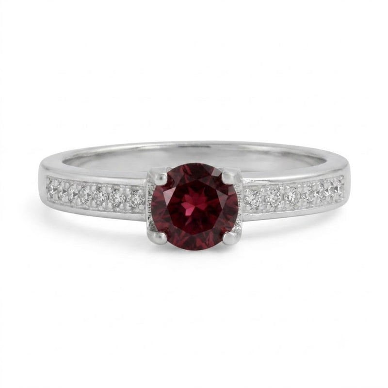 Anillo Circón Fucsia Circones