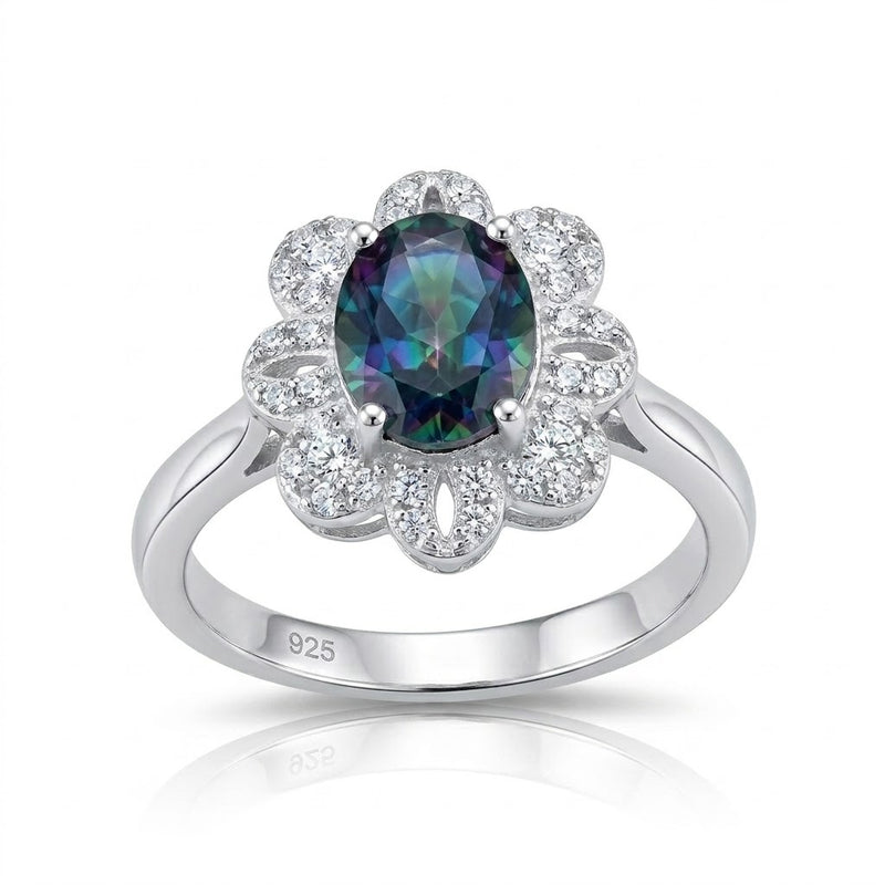 Anillo Circón Tornasol Circones