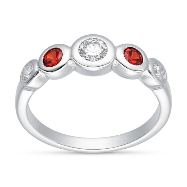 Anillo Circones Granate