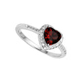 Anillo Corazón Rojo Circones