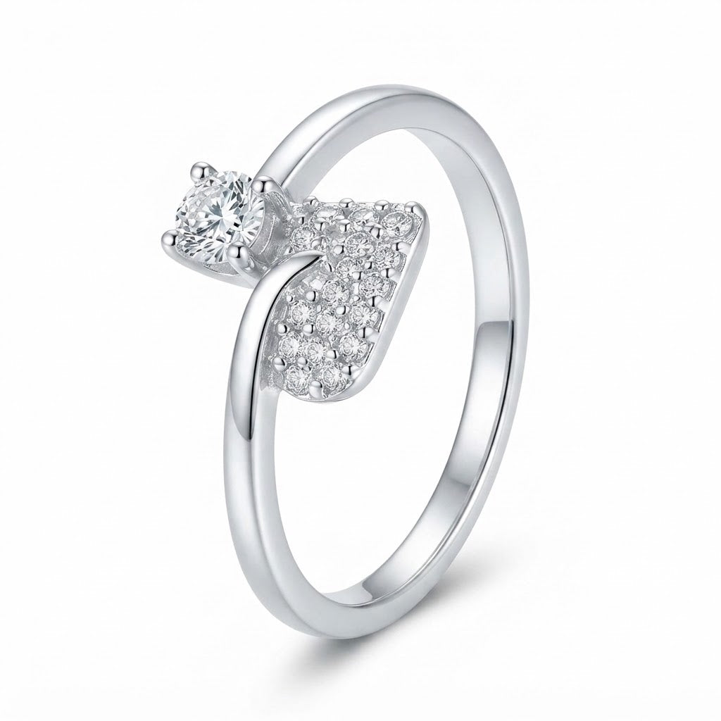 Anillo Corazón Circones Circón