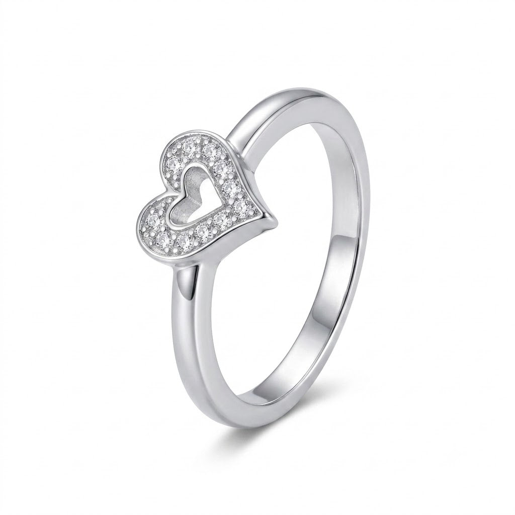 Anillo Corazón Circones