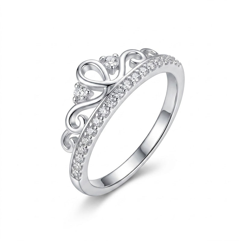 Anillo Corona Olas Circones