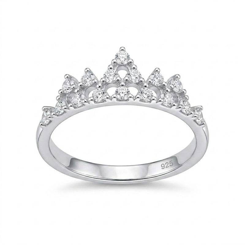 Anillo Corona Puntas Circones