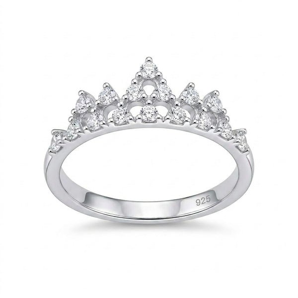 Anillo Corona Puntas Circones