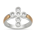 Anillo Cruz Circones Oro