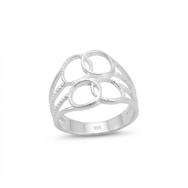 Anillo Círculos Labrados