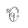 Anillo Doble Circones Corazones