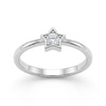 Anillo Estrella Solitaria Circón