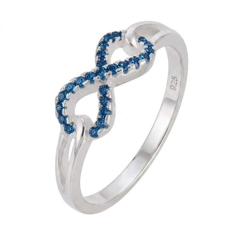 Anillo Infinito Circones Azules