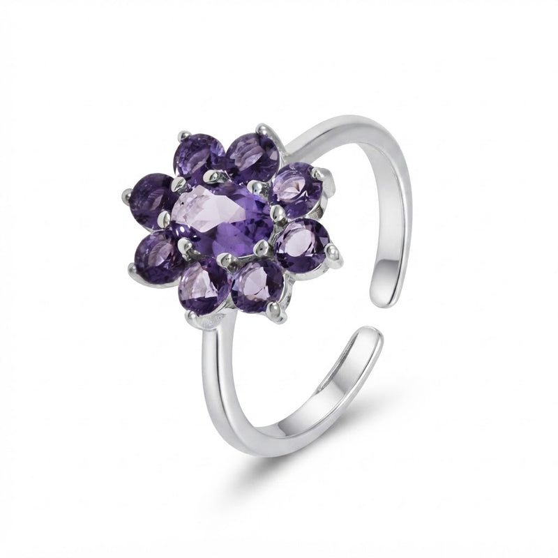 Anillo Lady Circones Púrpura Abierto