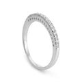 Anillo Medio Cintillo Circones Blancos