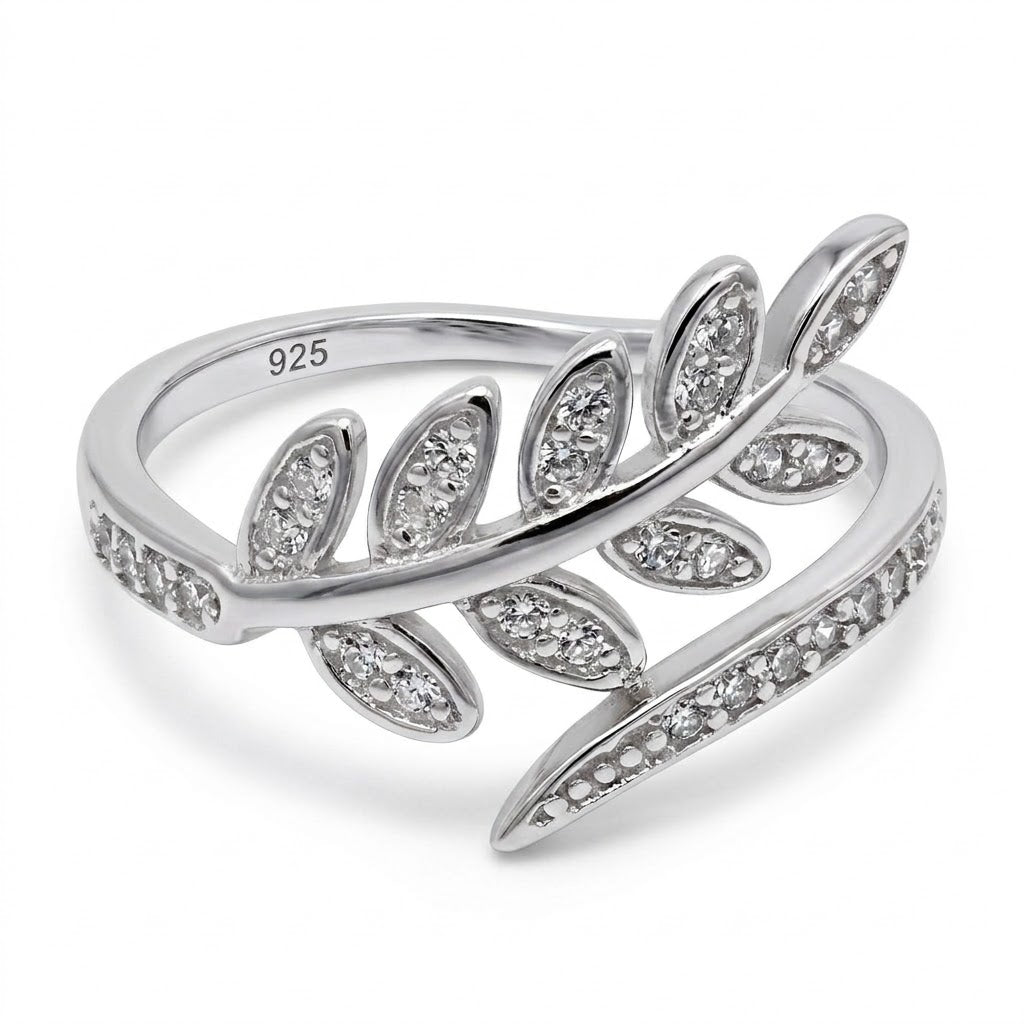 Anillo Rama Hoja Circones