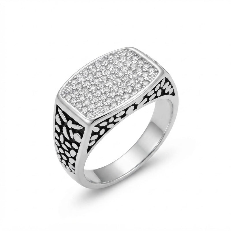 Anillo Sello Circones Diseño Envejecido