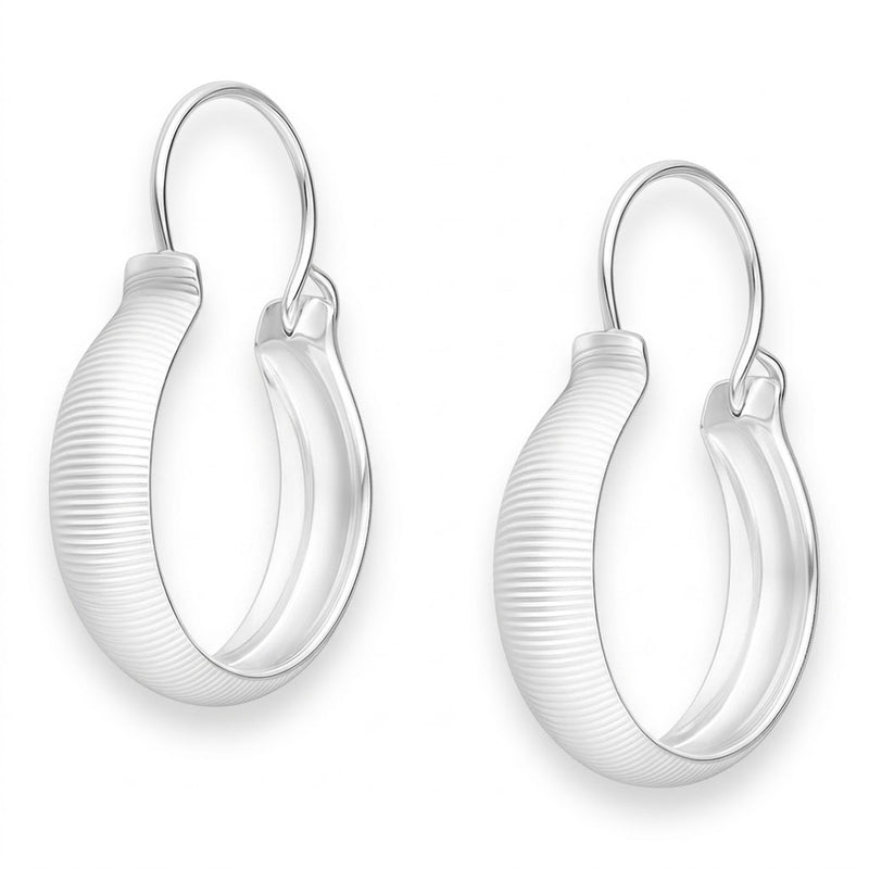 Aros Argollas Bote Facetada 22 mm