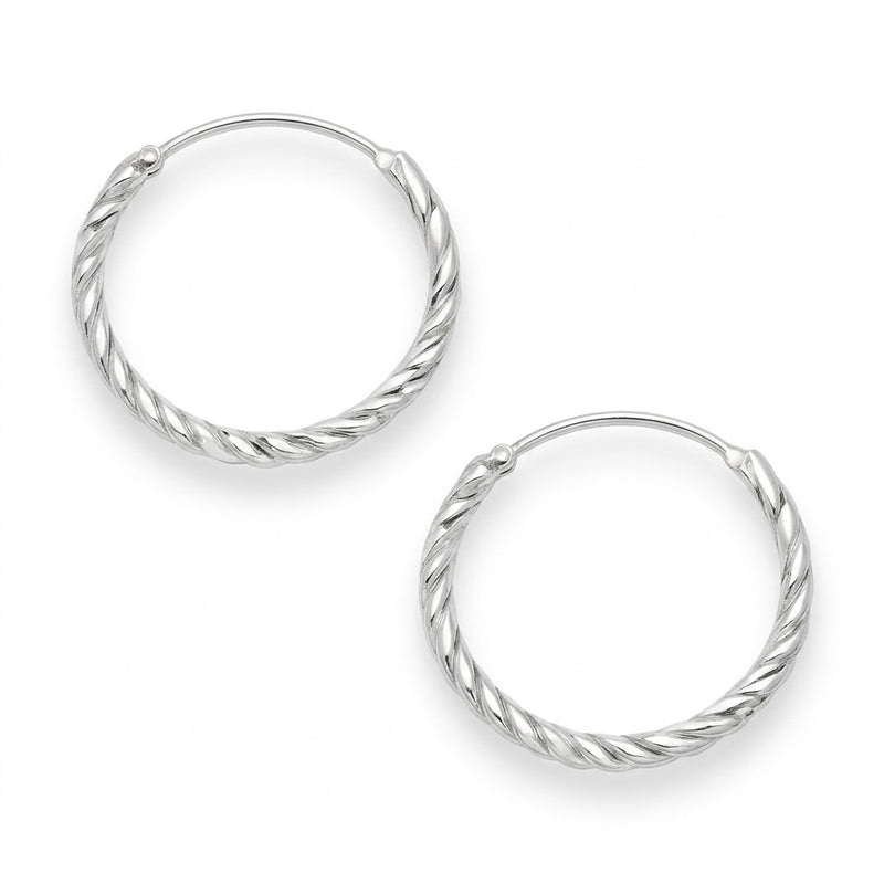 Aros Argollas Facetadas 21 mm