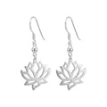 Aros Colgantes Flor Loto