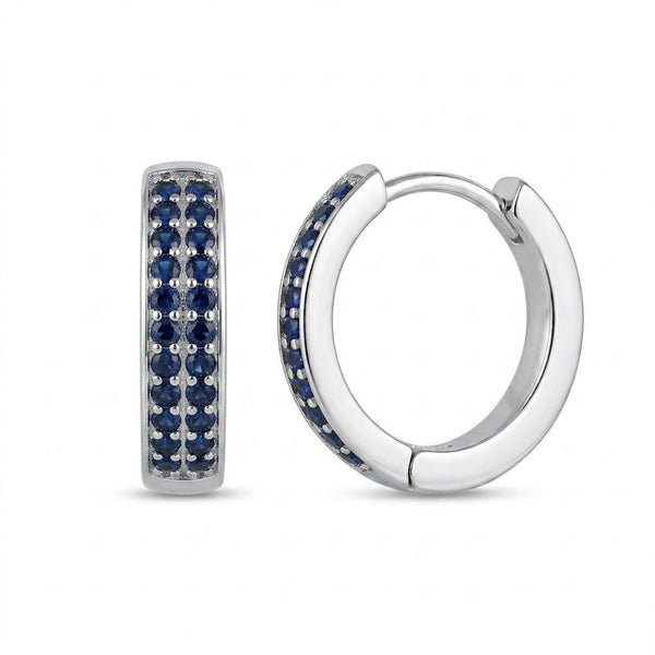 Aros Huggies Circones Azules 15 mm