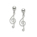 Aros Pegados Colgantes Nota Musical