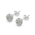 Aros Pegados Nudo Brillante 6 mm