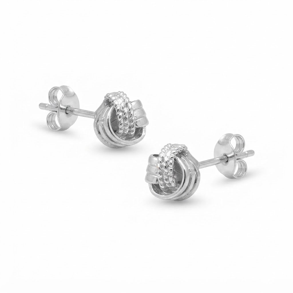 Aros Pegados Nudo Semi Brillante 6.5 mm