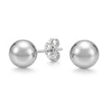Aros Pegados Perla Lisa 8 mm