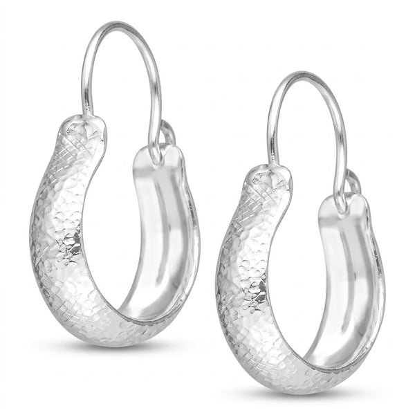 Aros Argollas Bote Martillado 17 mm