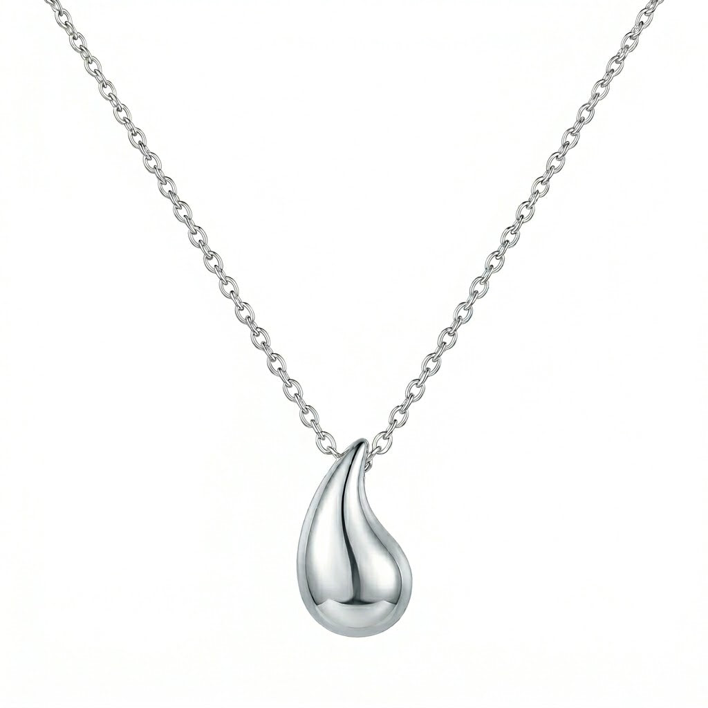 Collar Cadena Tradicional + Gota 44 cm
