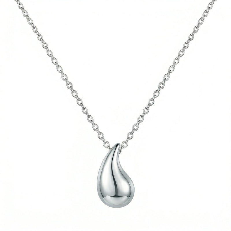 Collar Cadena Tradicional + Gota 44 cm