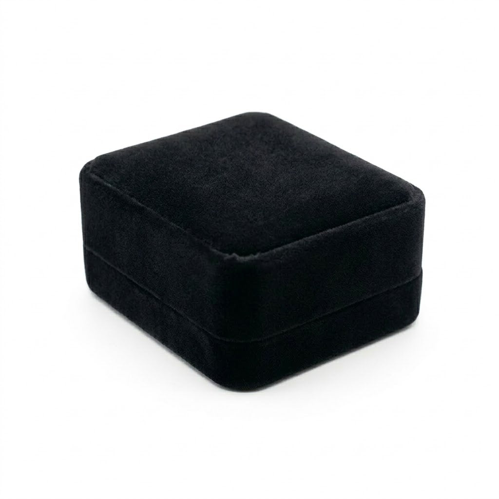 Caja Conjunto Terciopelo Negra