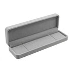 Caja Terciopelo Gris Grande