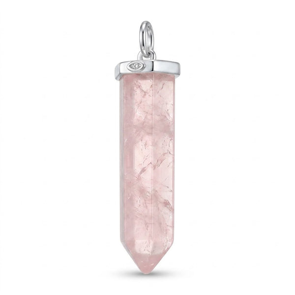 Colgante Cuarzo Rosa Ojo Turco