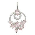 Colgante Floral Circones Rosa