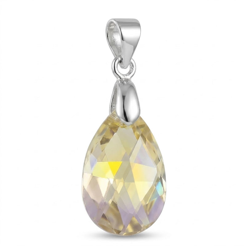 Colgante Gota Cristal Swarovski® Tornasol