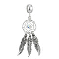 Colgante Mándala 3 Plumas Cristal Swarovski®