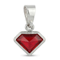 Colgante Punto Luz Rojo Forma Pentágono