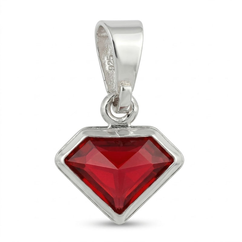 Colgante Punto Luz Rojo Forma Pentágono