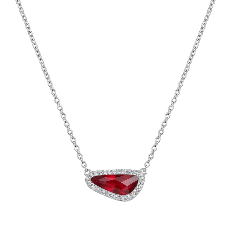 Collar Cadena Tradicional + Colgante Cristales Swarovski® 45 cm